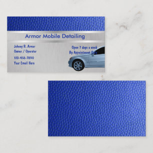 Auto Detailing Business Cards