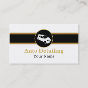 Auto Detailing Business Cards