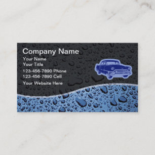 Auto Detailing Business Cards