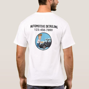 Auto Detailing Business Logo Work Shirts