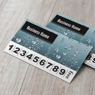 Auto Detailing Car Wash Loyalty Punch Card