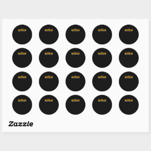 Auto Detailing Detailer New Car Feeling Classic Round Sticker