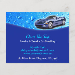 Auto Detailing Flyer