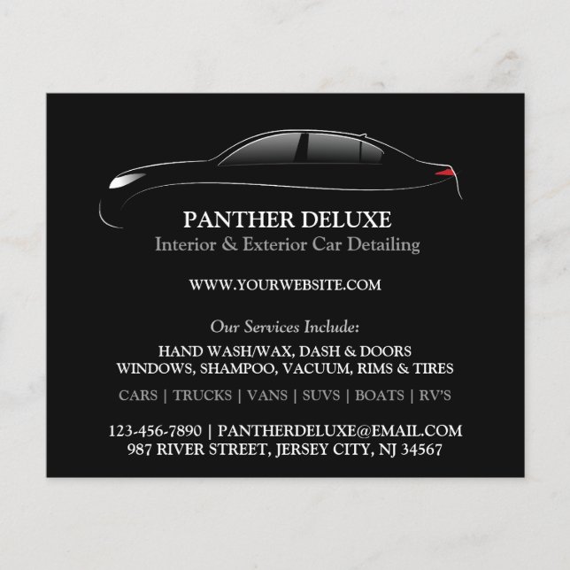 Auto Detailing Flyer (Front)