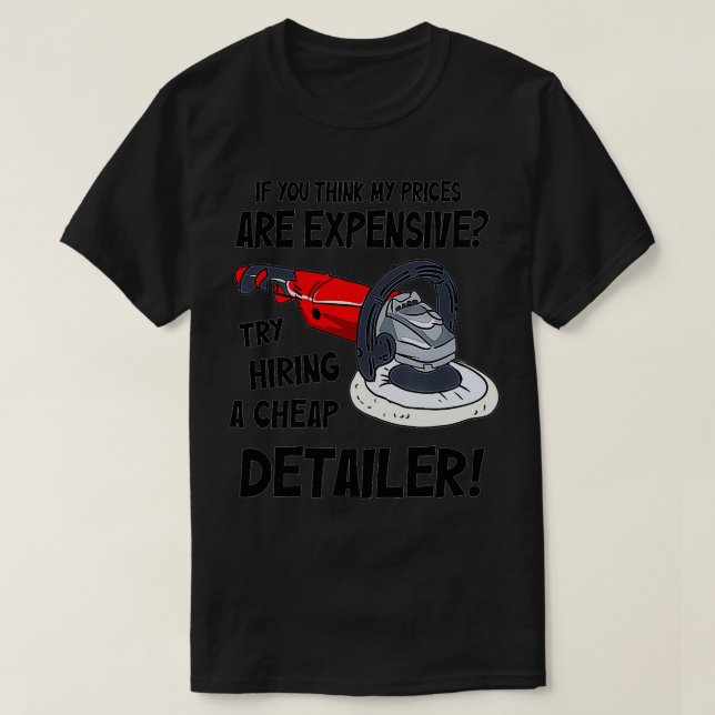 Auto Detailing Master Chemical Professional Car De T-Shirt (Design Front)