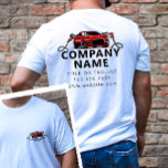 Auto Detailing Mobile Car Wash Professional Logo T-Shirt<br><div class="desc">Represent your auto detailing business with pride wearing the Auto Detailing Mobile Car Wash Professional Logo T-Shirt, designed to highlight your company’s expertise and professionalism. Featuring a customizable design for your car wash or mobile detailing logo, this T-shirt is an essential uniform piece that enhances your brand presence and builds...</div>