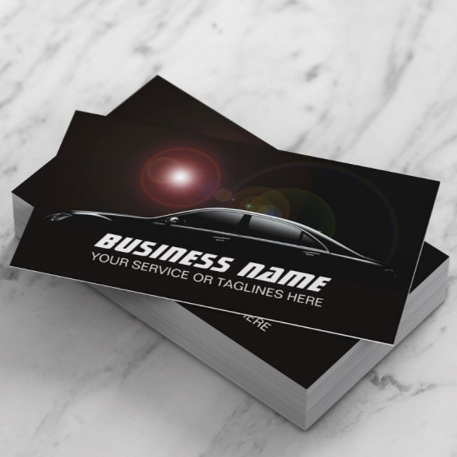 Auto Detailing Professional Automotive Car Business Card (Creator Uploaded)