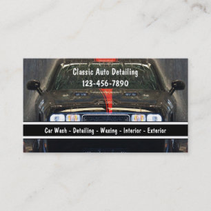 Auto Detailng Business Cards