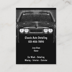 Auto Detailng Business Cards