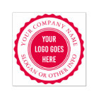 Cadre de tampon - Logo d'entreprise personnalisé -