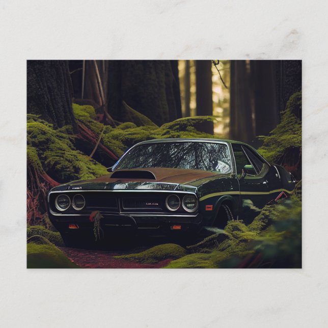 Auto forest Postcards (Front)