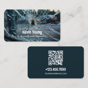 Auto Glass Repair Business Card