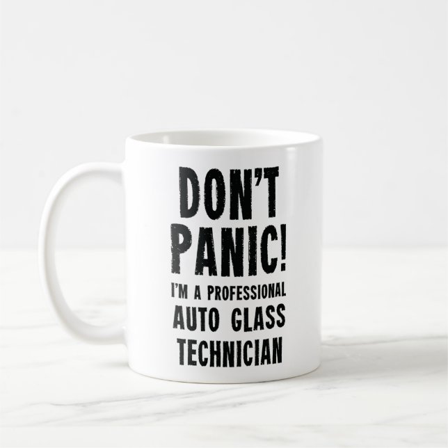 Auto Glass Technician Coffee Mug (Left)