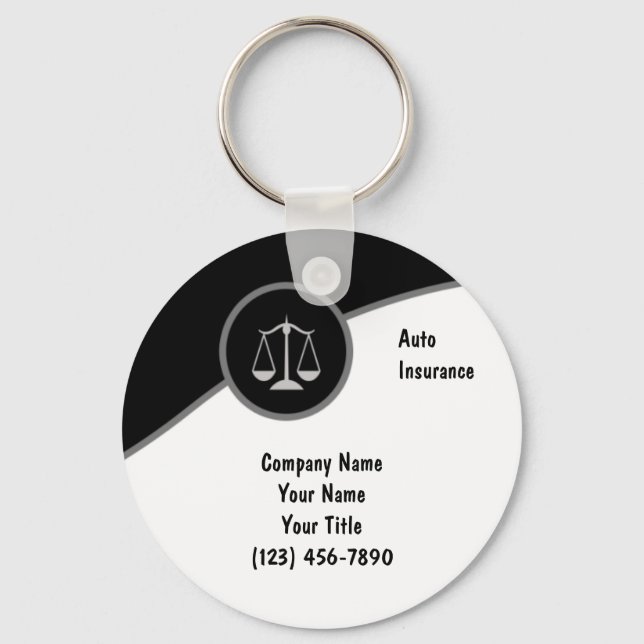 Auto Key Chains Attorney (Front)