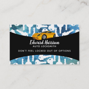 Auto Locksmith Business Cards