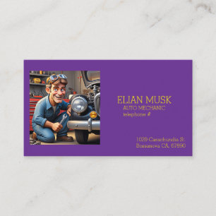 " AUTO MECHANIC "  BUSINESS CARD