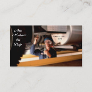 Auto Mechanic business card