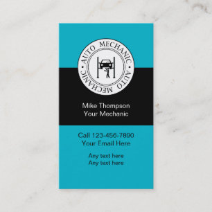 Auto Mechanic Business Cards