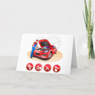 Auto-mechanic Card