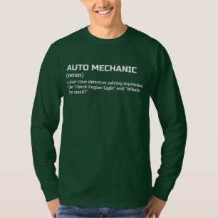 Auto Mechanic Definition Long Sleeve Top