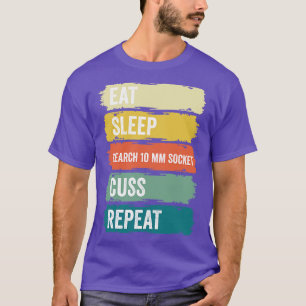 Auto Mechanic Funny Garage Fix Cars Mechanic 10 mm T-Shirt