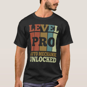 Auto Mechanic Pro Unlocked Vintage Style Unique T-Shirt