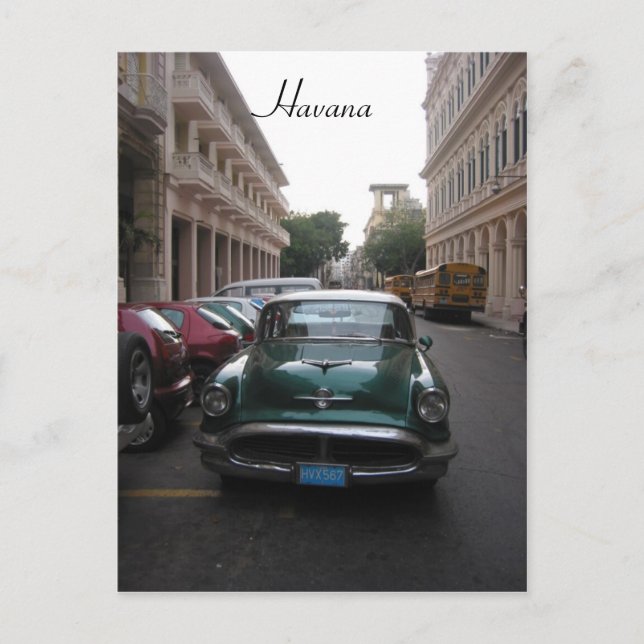 auto old havana postcard (Front)