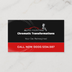 Auto Paint Workshop   Professional Business Card