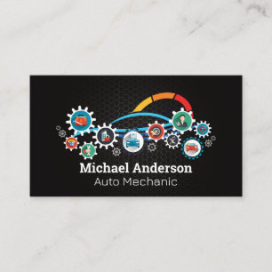 Auto Parts   Car Care Service Business Card