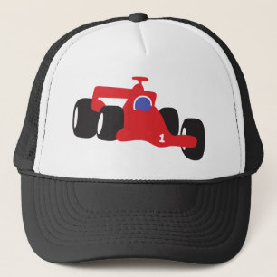 Auto Racing  illustration printed on t-shirts Trucker Hat