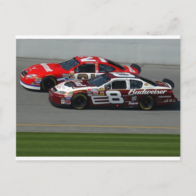 Auto Racing Postcard (Front)