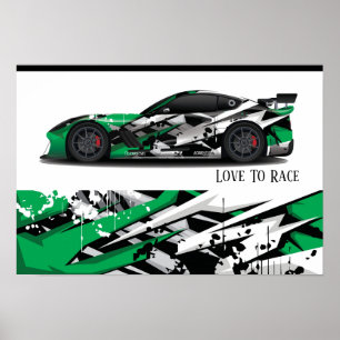 Auto Racing Poster