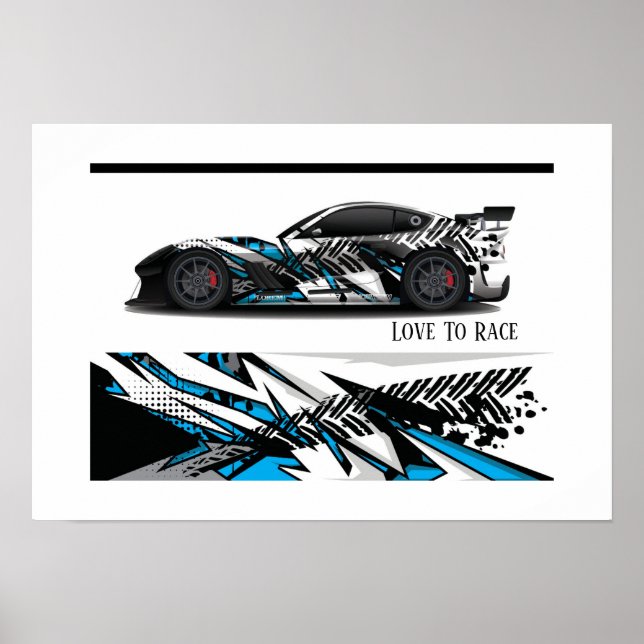 Auto Racing Poster (Front)