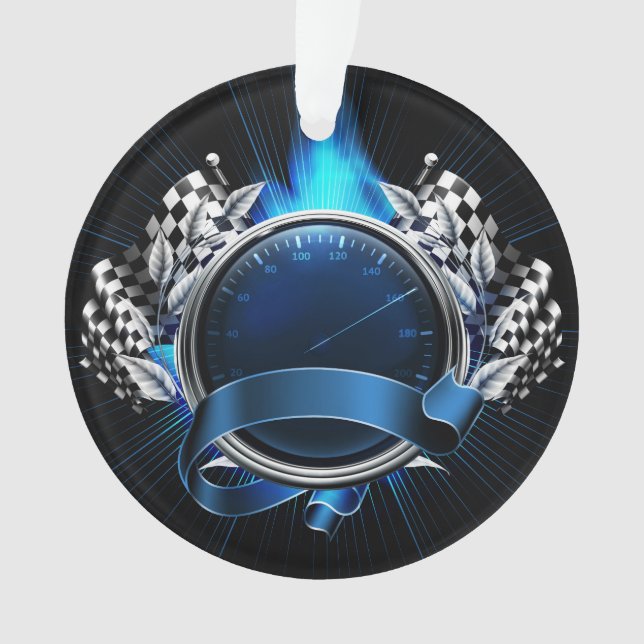 Auto Racing - Race Car Driver Ornament (devant)