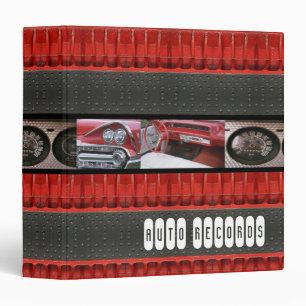 Auto Records Avery Binder