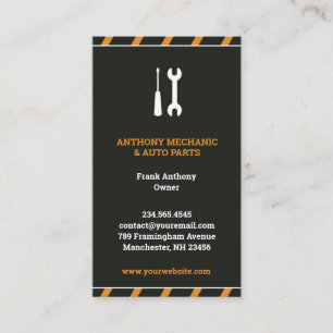 Auto Repair Business Card