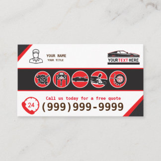 Auto Repair Business Card Template