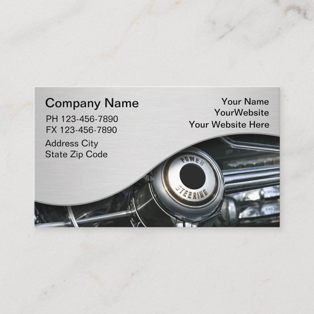 Auto Repair Business Cards Zazzle