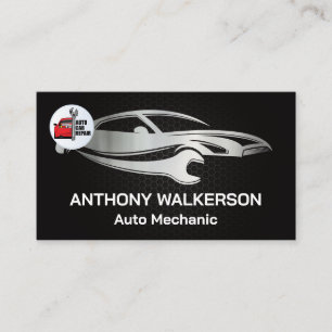 Auto Repair Logo   Wrench   Mechanic Business Card