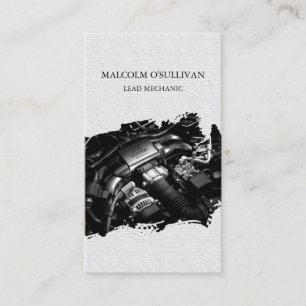 Auto Repair Mechanic Car Engine Business Card