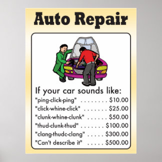 Auto Repair Poster