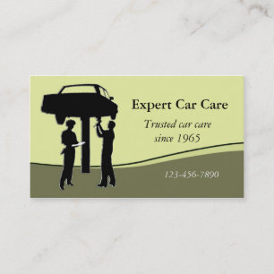 Auto Repair Shop Business Card