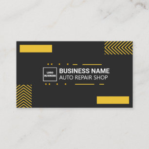 Auto Repair Shop Professional Mechanics Carte BS
