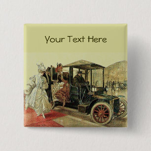 AUTO RESTORATION - AUTOMOTIVE 2 INCH SQUARE BUTTON