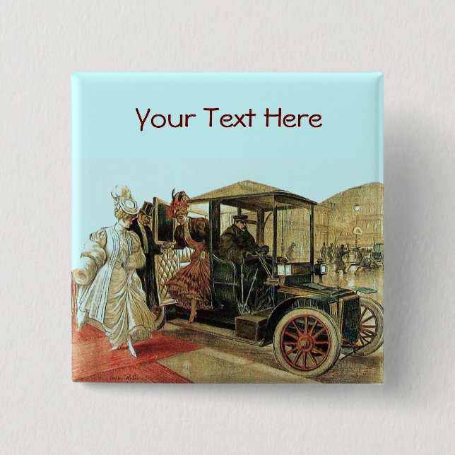 AUTO RESTORATION - AUTOMOTIVE 2 INCH SQUARE BUTTON (Front)