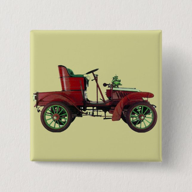 AUTO RESTORATION - AUTOMOTIVE 2 INCH SQUARE BUTTON (Front)