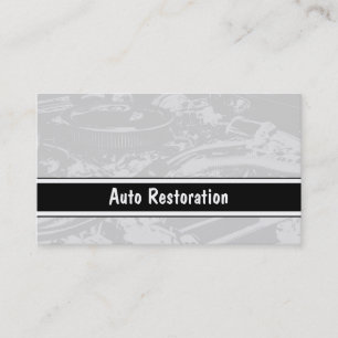 Auto Restoration Business Cards