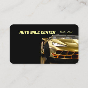 Auto Sale Car Dealership Business Card
