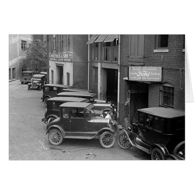 Auto Sales and Service, 1926 (Front Horizontal)