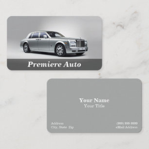 Auto Service Business Card
